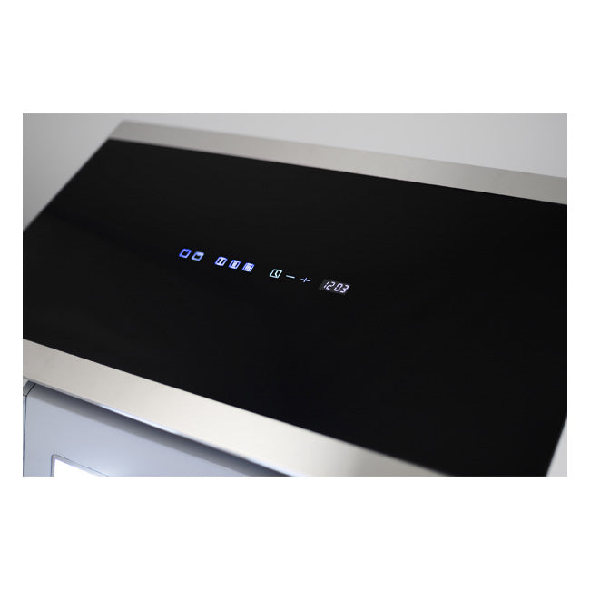 Grand Chef Gas Oven & 50cm Pro Eco Cooker Hood (Black)