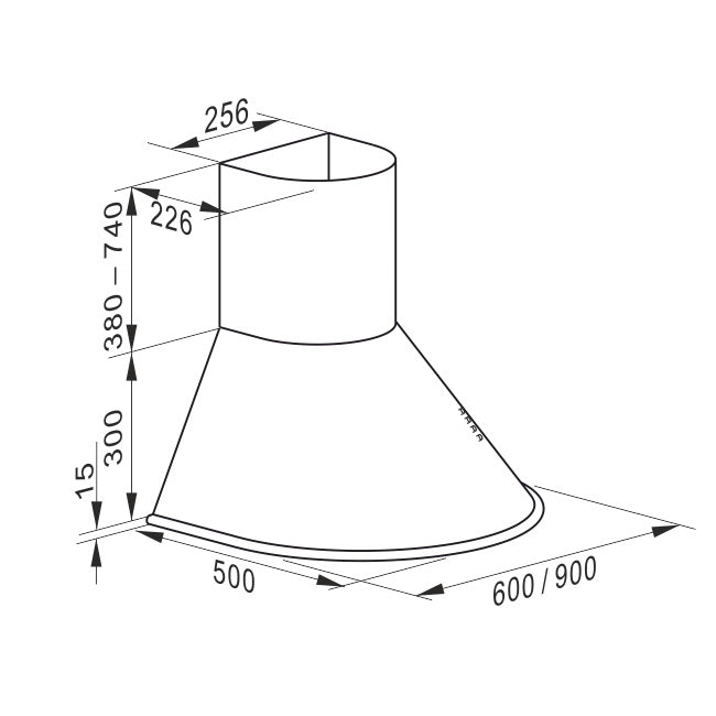 Empire Dual Fuel Range Cooker & 90cm Hood Bundle (Black)