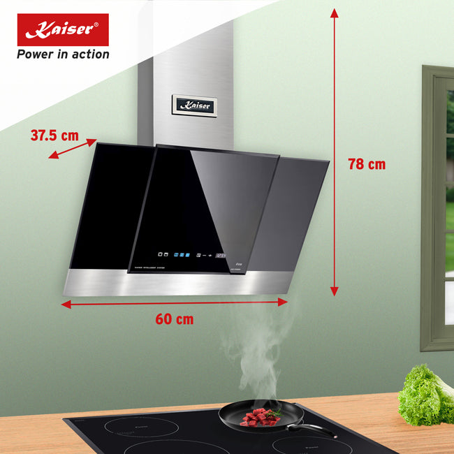 Grand Chef 45cm Electric Oven & 60cm Cooker Hood (Black)
