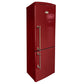 Empire Slim 60cm Fridge Freezer (Bordeaux Red)