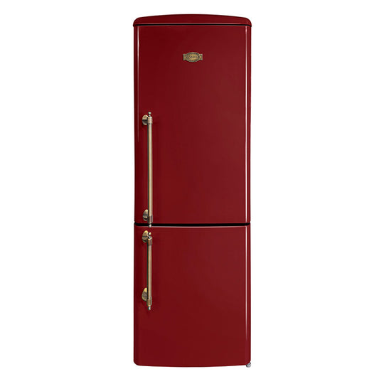 Empire Slim 60cm Fridge Freezer (Bordeaux Red)