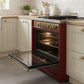 Empire Dual Fuel Range Cooker & 90cm Hood Bundle (Bordeaux Red)