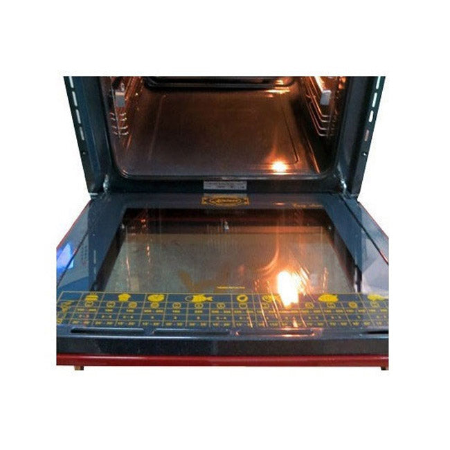 Empire 60cm Electric Oven & 900W Microwave (Bordeaux Red)