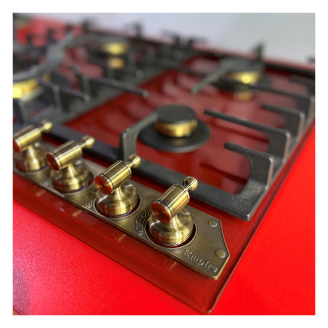 Empire 60cm Turbo Gas Hob (Bordeaux Red)