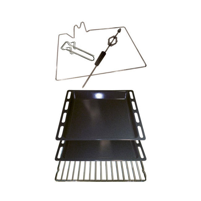 Empire 60cm Electric Oven & 90cm Downdraft Induction Hob (Black)