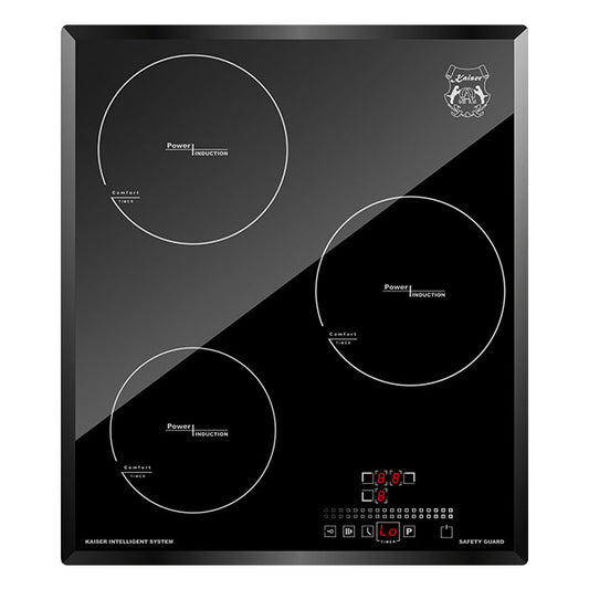 Grand Chef 45cm 3 Zone Induction Hob (Black)