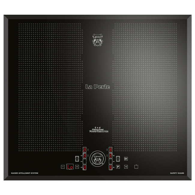La Perle Noire Steam Oven, 58cm Induction Hob & Cooker Hood Bundle (Black Moire)