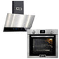 Grand Chef Gas Oven & 60cm Pro Cooker Hood (Stainless Steel)