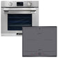 Avantgarde Pro 60cm Electric Oven & 59cm Induction Hob (Grey)