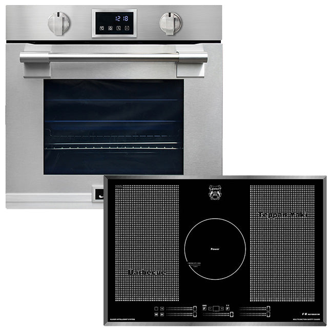 Avantgarde Pro 60cm Electric Oven & La Perle 77cm Induction Hob