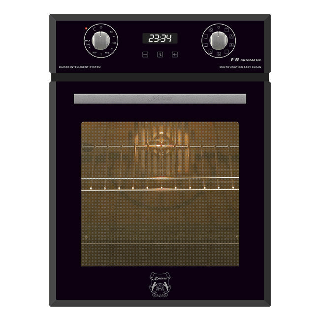 Grand Chef 45cm Electric Oven & 45cm Gas Hob (Black)