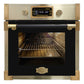 Art Deco 60cm Electric Oven & Induction Hob Bundle (Black)