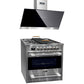 Avantgarde Pro Dual Fuel Range Cooker & 90cm Hood Bundle (Stainless Steel)