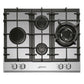 Grand Chef Gas Oven & 4 Burner Gas Hob Bundle (White)