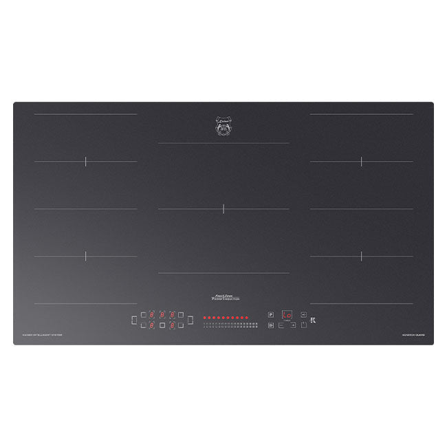 La Perle Noire 90cm Induction Hob (Black Moire)