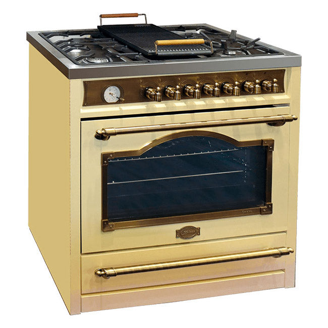 Empire Dual Fuel Range Cooker & 90cm Hood Bundle (Ivory)