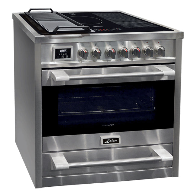 Avantgarde Pro Induction Range Cooker & 90cm Cooker Hood (Stainless Steel)