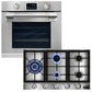 Avantgarde Pro 60cm Electric Oven & 86cm Gas Hob (Stainless Steel)
