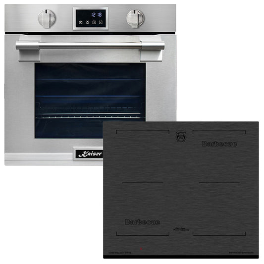 Avantgarde Pro 60cm Electric Oven & La Perle Noir 59cm Induction Hob