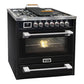 Avantgarde Pro Dual Fuel Range Cooker & 90cm Hood Bundle (Black)
