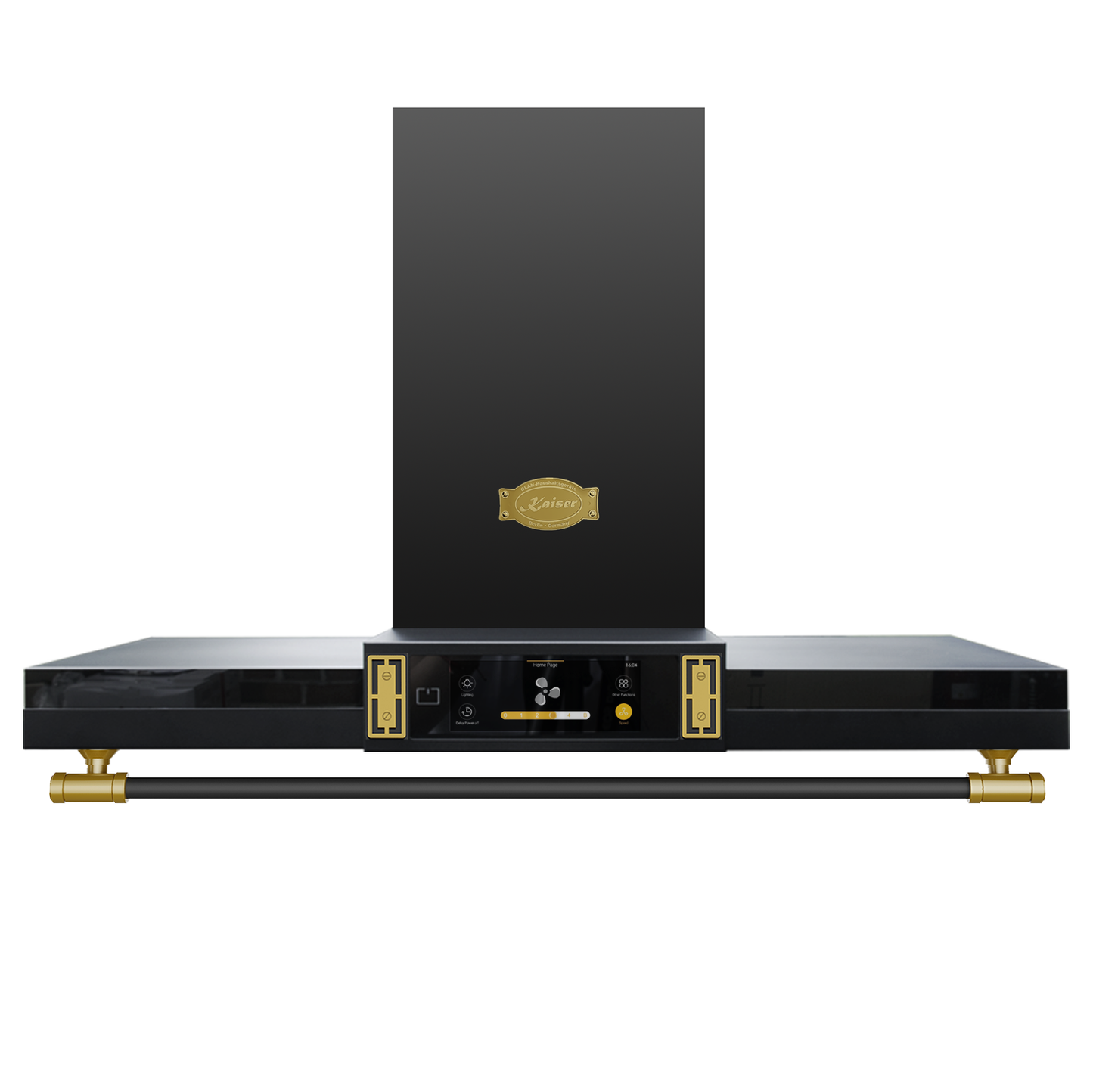 Art Deco 90cm TFT Display Cooker Hood (Black Moire)