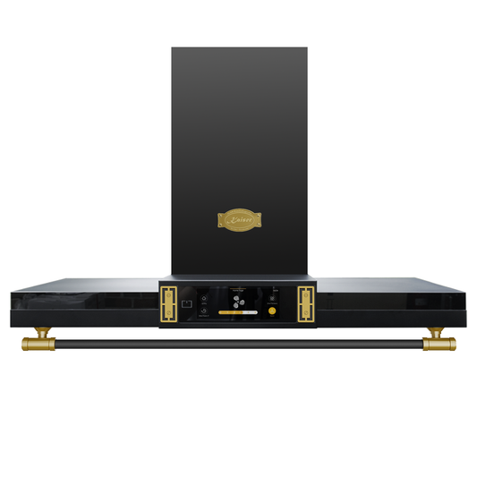 Art Deco 90cm TFT Display Cooker Hood (Black Moire)