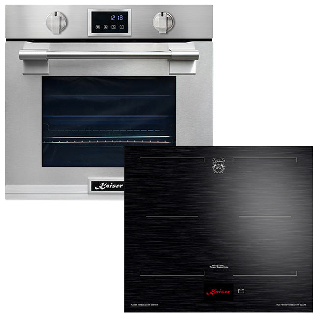 Avantgarde Pro 60cm Electric Oven & La Perle Noir 59cm TFT Induction Hob