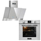 Grand Chef Gas Oven & 60cm Cooker Hood (White)