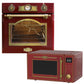 Empire 60cm Electric Oven & 900W Microwave (Bordeaux Red)