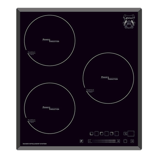 Grand Chef 45cm 3 Zone Induction Hob (Black)