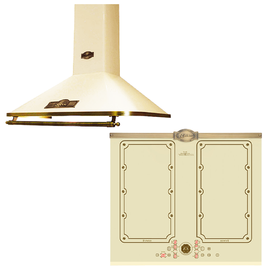 Empire 60cm Induction Hob & Cooker Hood Bundle (Ivory)