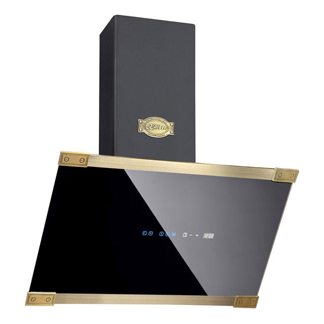 Empire Induction Hob & Art Deco Cooker Hood Bundle (Black)