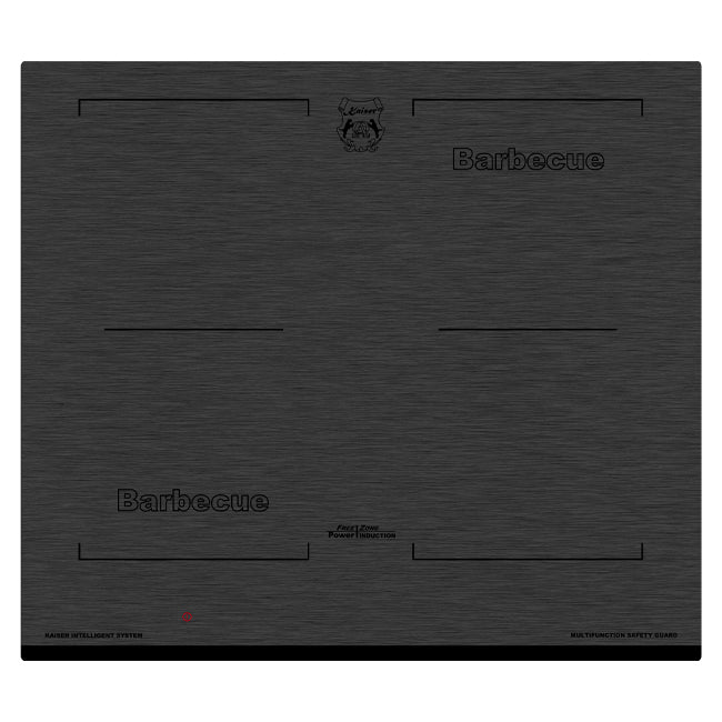 La Perle Noire Steam Oven, 59cm Induction Hob & Cooker Hood Bundle (Black Moire)