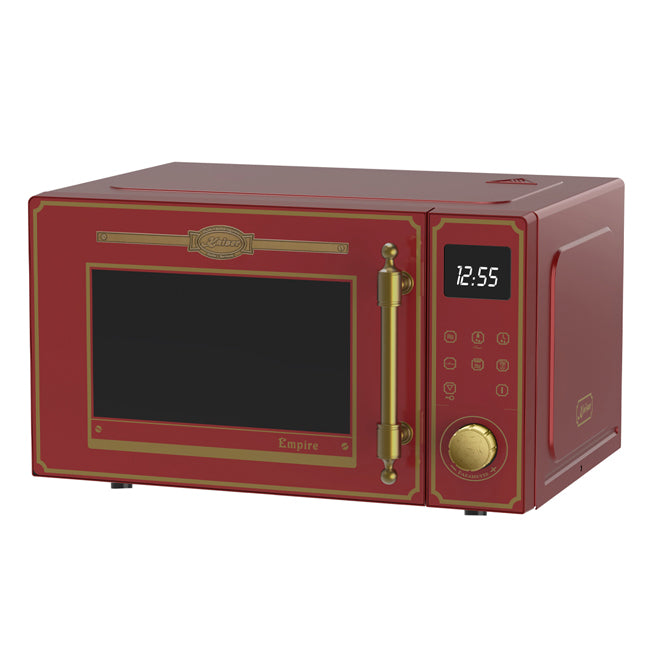 Empire 900W Microwave, Coffee Machine & Toaster Bundle (Red)
