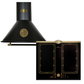 Empire 60cm Induction Hob & Belle Epoque Cooker Hood Bundle (Black)