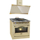 Empire Dual Fuel Range Cooker & 90cm Hood Bundle (Ivory)