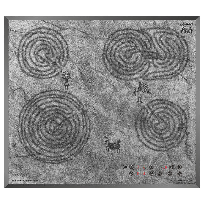 Grand Chef Cave Painting 59cm Ceramic Hob