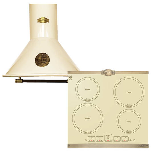 Empire 60cm Induction Hob & Cooker Hood Bundle (Ivory)