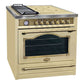 Empire Induction Range Cooker & 90cm Cooker Hood Bundle (Ivory)