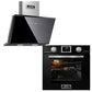 Grand Chef Gas Oven & 60cm Pro Chimney Cooker Hood (Black)