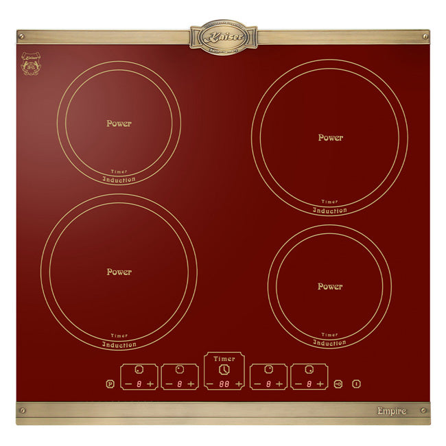Empire 58cm Glass Induction Hob (Bordeaux Red)