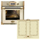 Art Deco 60cm Electric Oven & Induction Hob Bundle (Ivory)