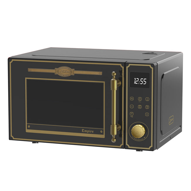 Empire 60cm Electric Oven & 900W Microwave (Black)