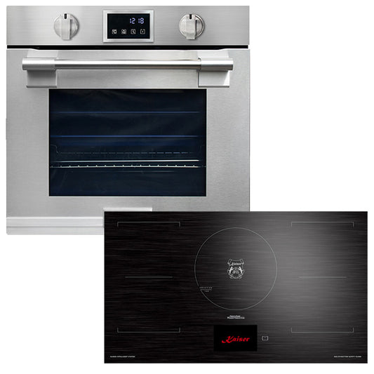 Avantgarde Pro 60cm Electric Oven & La Perle Noir 90cm TFT Induction Hob