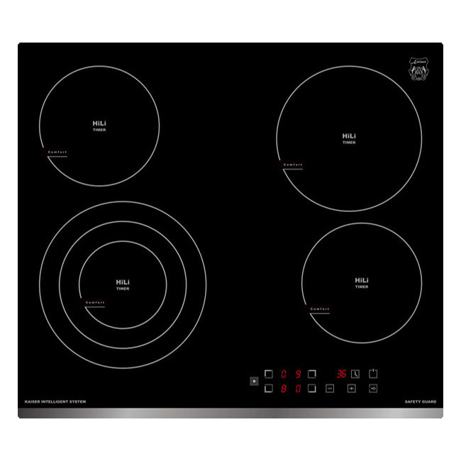 Avantgarde Pro 60cm Electric Oven & Grand Chef 59cm Ceramic Hob (Black)