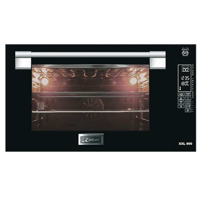Avantgarde Pro 90cm Electric Oven & Turbo 90cm Gas Hob (Black)