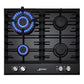 Grand Chef Electric Oven & 4 Burner Gas Hob Bundle (Black)