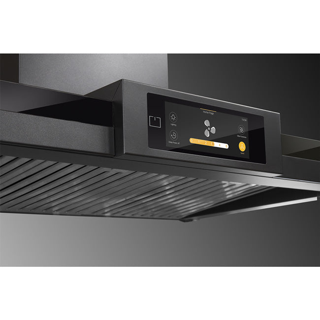 La Perle Noire 90cm TFT Display Cooker Hood (Black Moire)