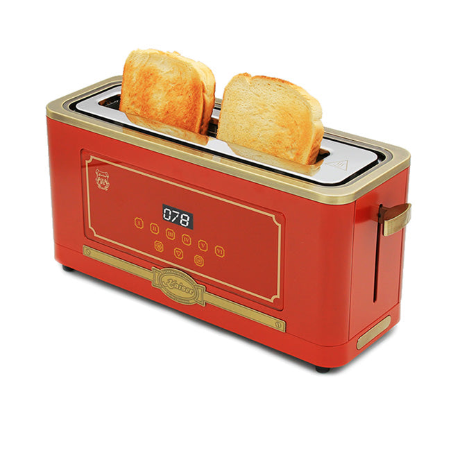 Empire Espresso Coffee Machine & Toaster Bundle (Bordeaux Red)