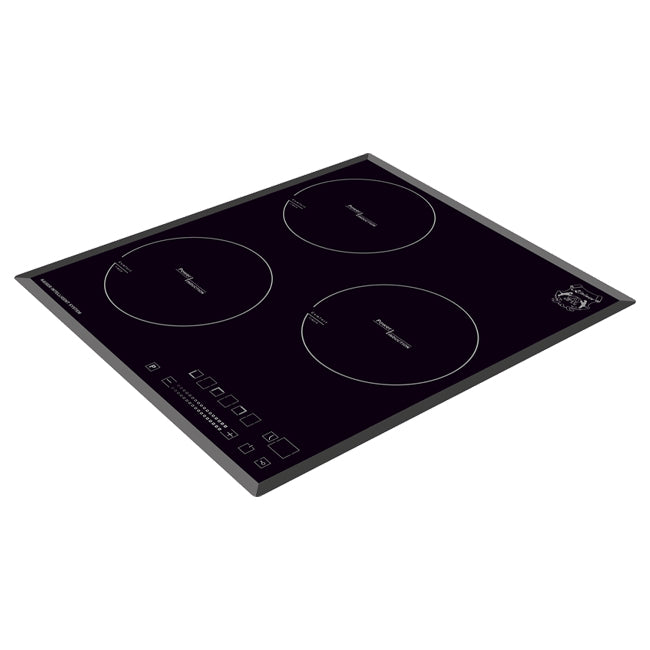 Grand Chef 45cm 3 Zone Induction Hob (Black)